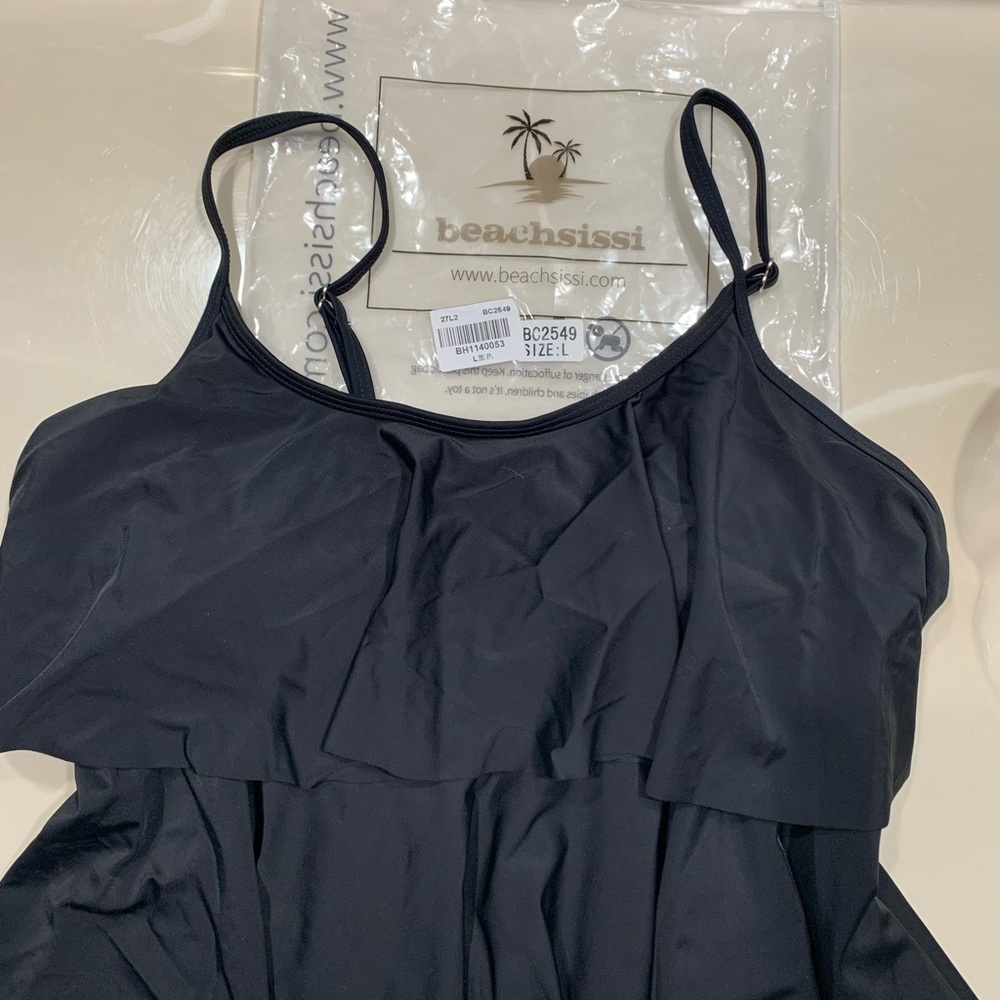 Beachsissi Tankini Black/White